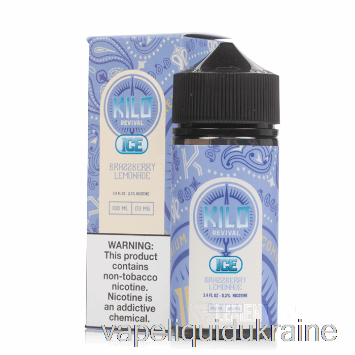 Vape Liquid Ukraine ICE Brazzberry Lemonade - KILO Revival - 100mL 0mg